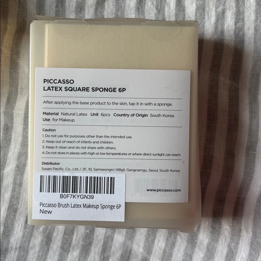 3/15$ ✨ BNIB Picasso Babe Cream Latex Makeup Sponge 6-Pack